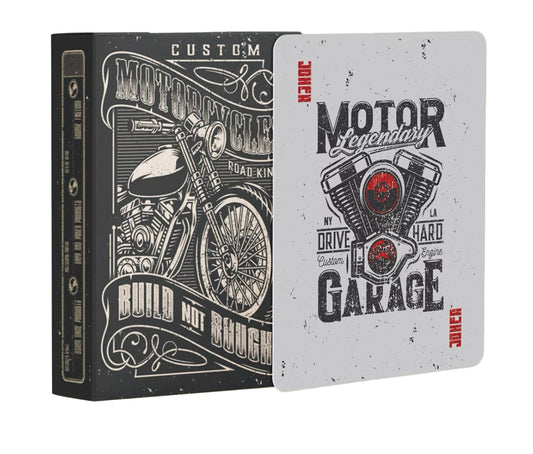 Custom Motorcycles Playing Cards